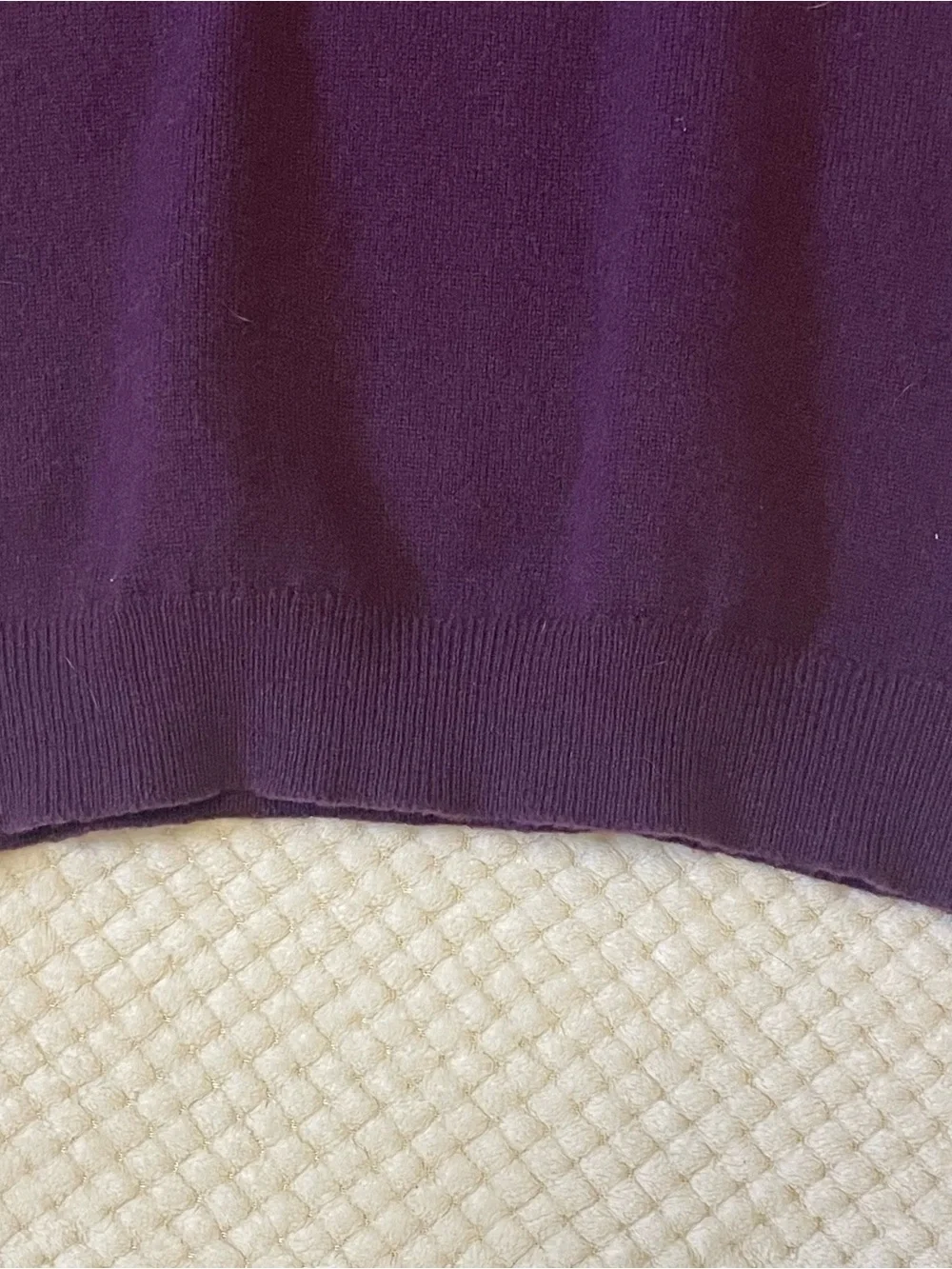 Alan Paine Vintage Men's Crewneck Sweater in Deep Purple medium Pebble Beach